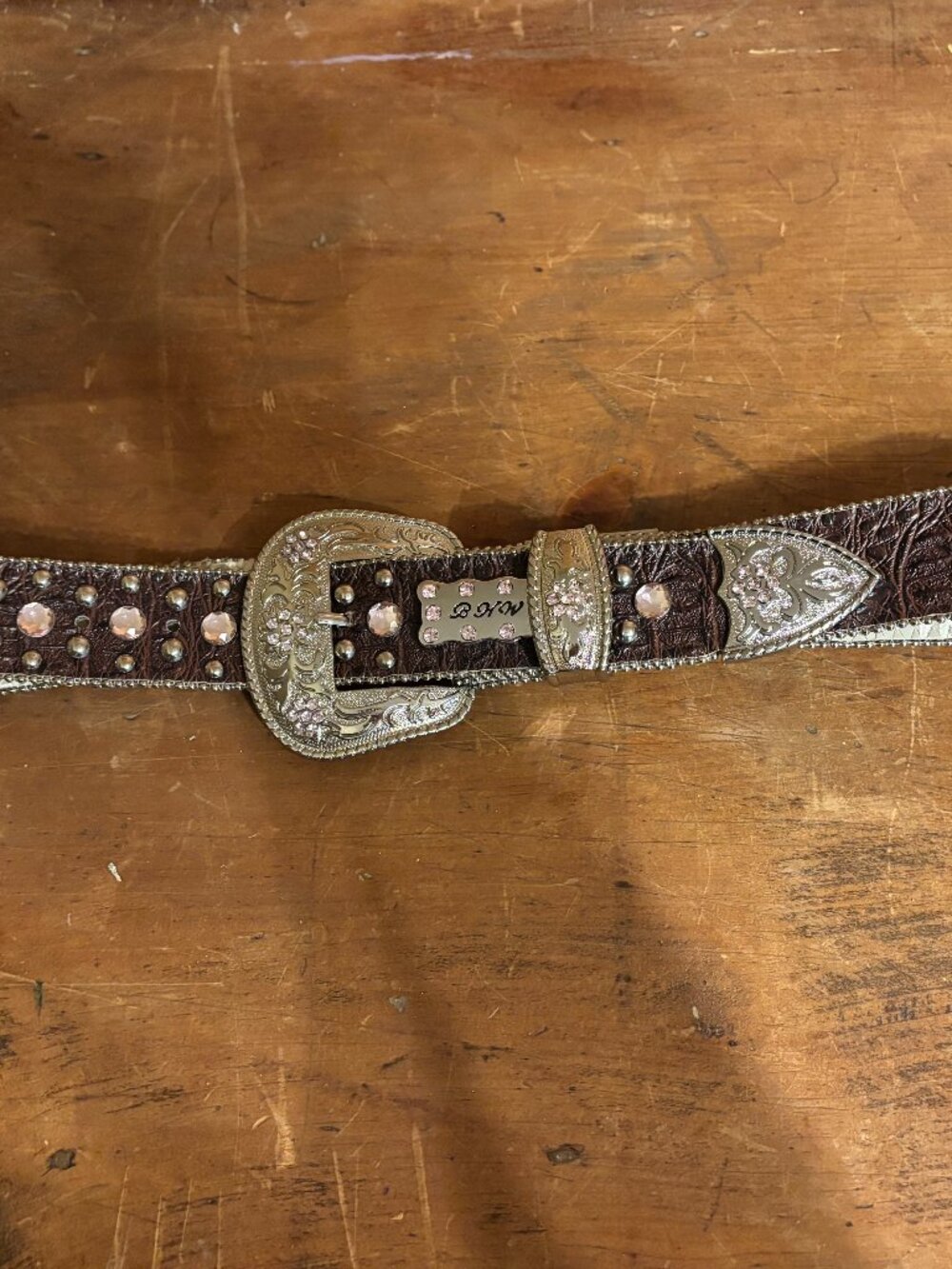 Y2K Era BHW Western Inspired Leather Belt
